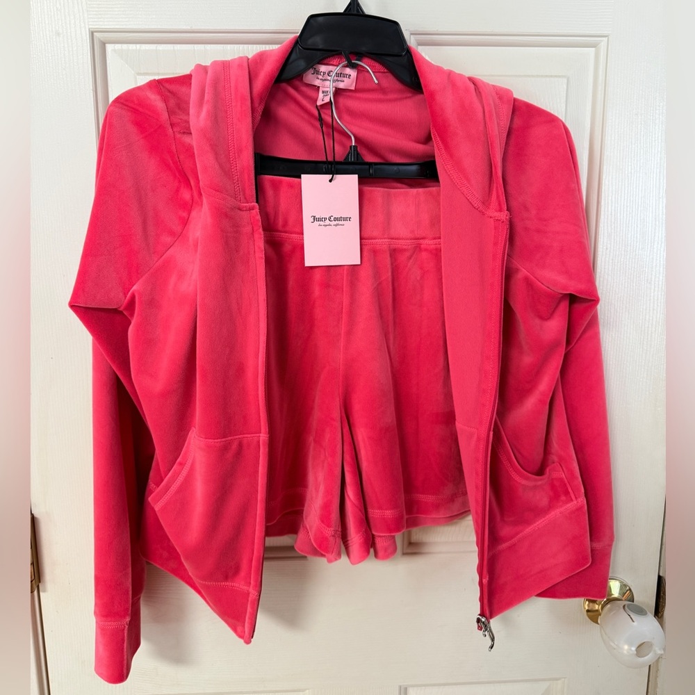 Juicy Couture Watermelon Velour Set